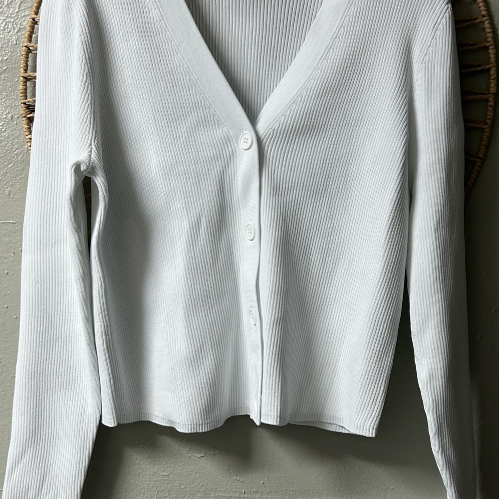 Halogen Ribbed Cardigan XL (New With Tags) - Picture 3 of 4